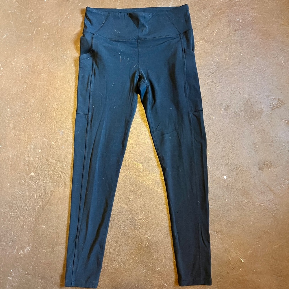 Prana Black Leggings with pockets - Size M